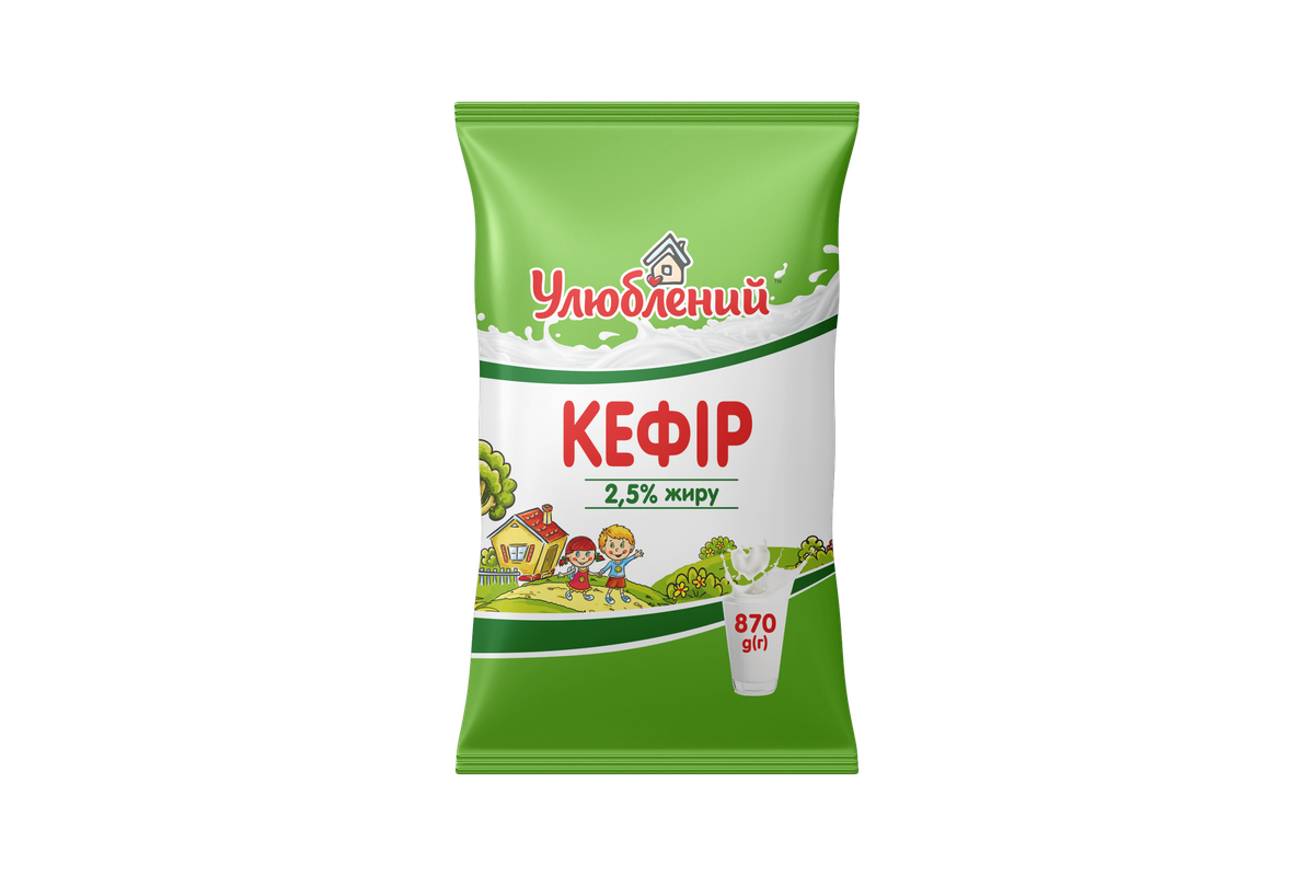 Кефір Улюблений 2,5%, 870г